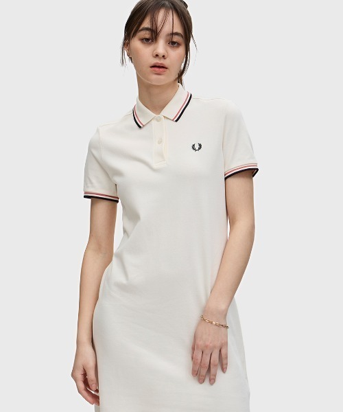 フレッドペリーポロワンピース FRED PERRY ワンピース Twin Tipped Pique Dress／フレッド