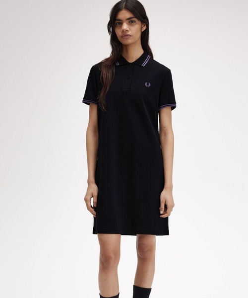 Fred Perry Twin Tipped Pique Dress ポロワンピ FRED PERRY ワンピース Twin Tipped Pique Dress/フレッド