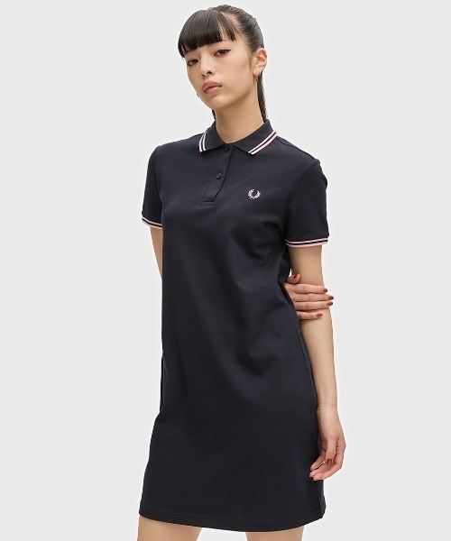 FRED PERRY（フレッドペリー） ワンピース 半袖 Twin Tipped Pique