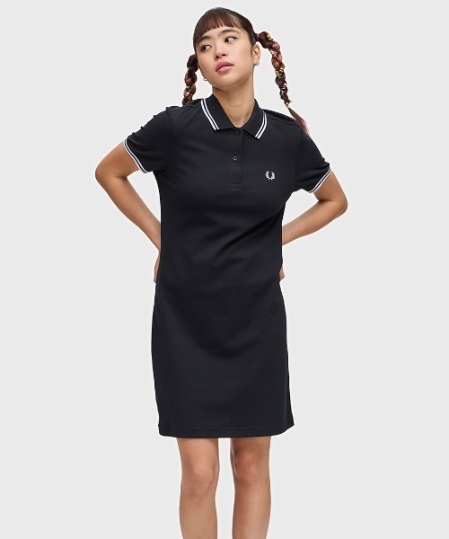 極美品◆Twin Tipped Dress【FRED PERRY】　ワンピース フレッドペリーワンピースTwin Tipped Fred Perry Dress Twin