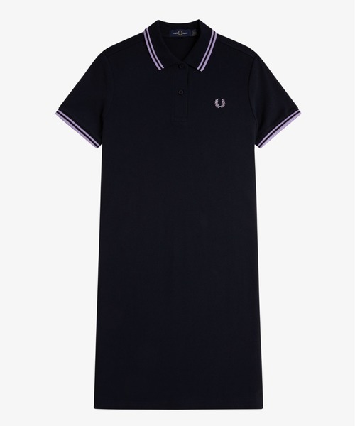 FRED PERRY ワンピース Twin Tipped Pique Dress／フレッド