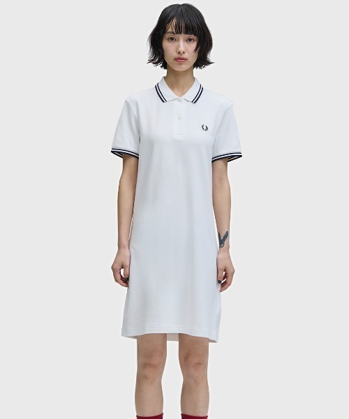【新品タグ付】FREDPERRY Twin Tipped Pique Dress FRED PERRY（フレッドペリー） ワンピース Twin Tipped Pique Dress