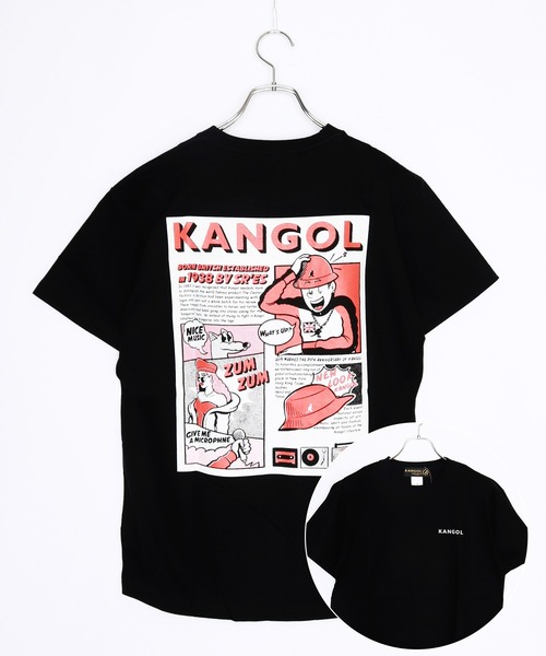 tシャツ KANGOL 別注/コラボ バックプリント クルーネック 半袖 T 
