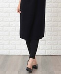 レギンス スパッツ 選べる2タイプリブレギンス...の詳細画像1