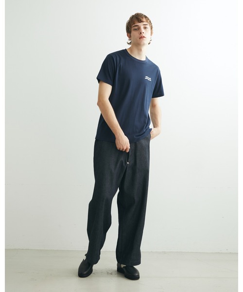 【TRADITIONAL WEATHERWEAR 】Tシャツ WAVE LOGO T-SHIRT（Tシャツ/カットソー）｜Traditional