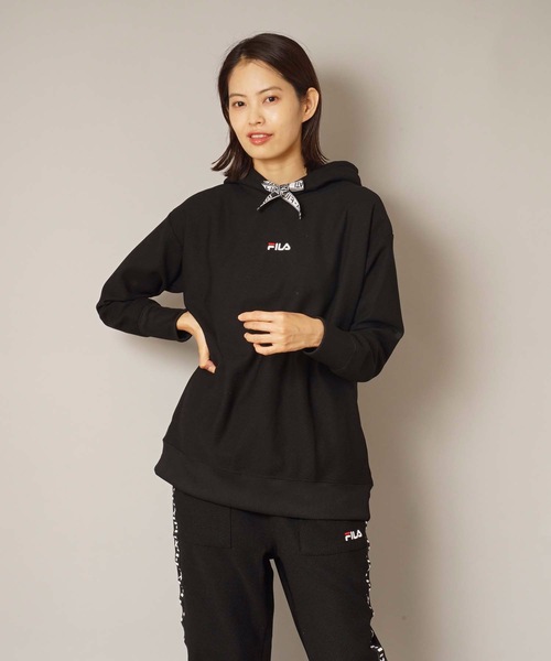 パーカー 【FILA / フィラ】レディースUVカット保温プルオーバーロゴパーカー|ZOZOTOWN PayPayモール店|06