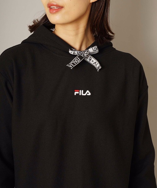 パーカー 【FILA / フィラ】レディースUVカット保温プルオーバーロゴパーカー|ZOZOTOWN PayPayモール店|09