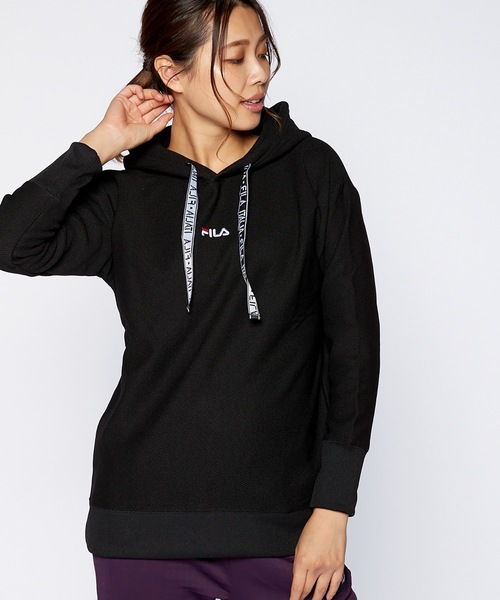 パーカー 【FILA / フィラ】レディースUVカット保温プルオーバーロゴパーカー|ZOZOTOWN PayPayモール店|11
