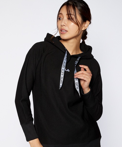 パーカー 【FILA / フィラ】レディースUVカット保温プルオーバーロゴパーカー|ZOZOTOWN PayPayモール店|12