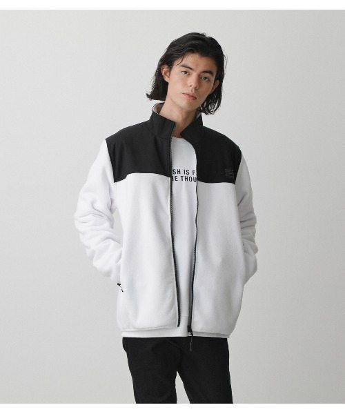 日本製お得 ジャケット ZOZOTOWN PayPayモール店 - 通販 - PayPayモール ブルゾン FLEECE SWITCHING BLOUSON/フリーススイッチングブルゾン 超激得豊富な