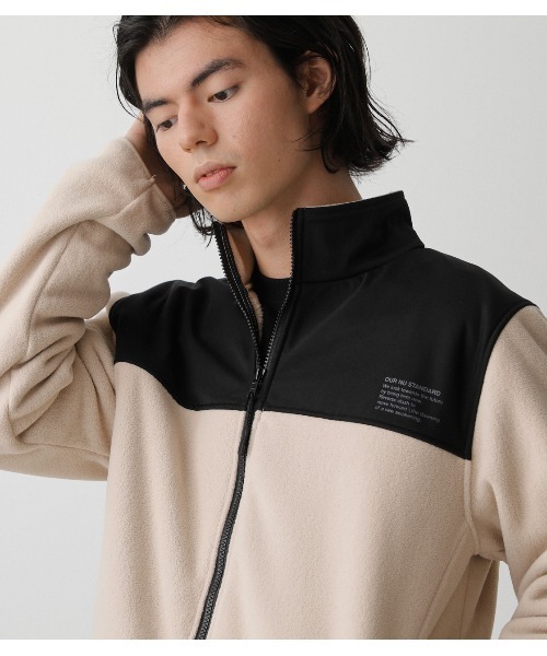 日本製お得 ジャケット ZOZOTOWN PayPayモール店 - 通販 - PayPayモール ブルゾン FLEECE SWITCHING BLOUSON/フリーススイッチングブルゾン 超激得豊富な