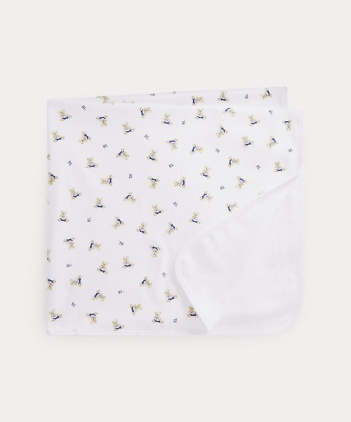 Polo ベア コットン ブランケット　ベビーブランケット Polo Ralph Lauren Childrenswear ブランケット Polo ベア コットン