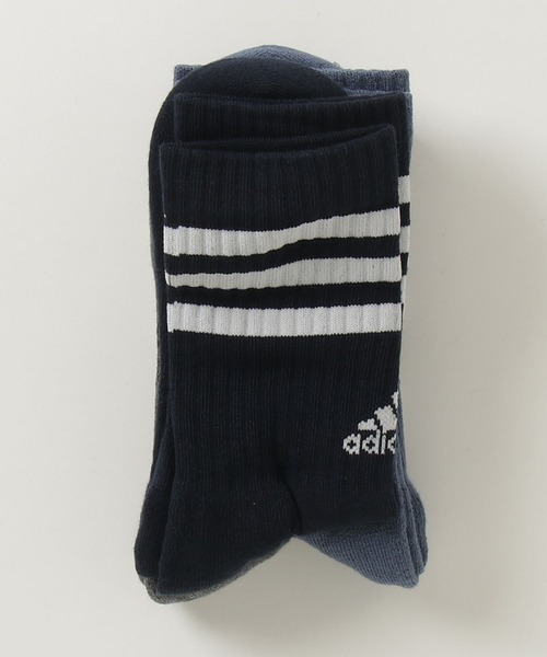 adidas（アディダス） 靴下 スリーストライプス クッション クルー