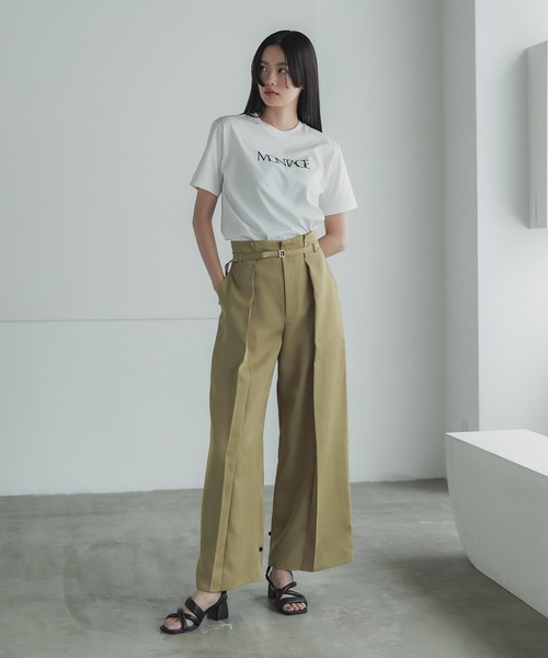 UNITED TOKYO／スラックス／プリーツパンツ／２０２０年秋 UNITED TOKYO（ユナイテッドトウキョウ）の「サイドプリーツ