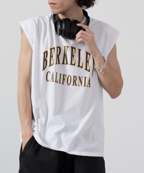 FUNALIVE タンクトップ ワイドノースリーブTシャツ メンズ