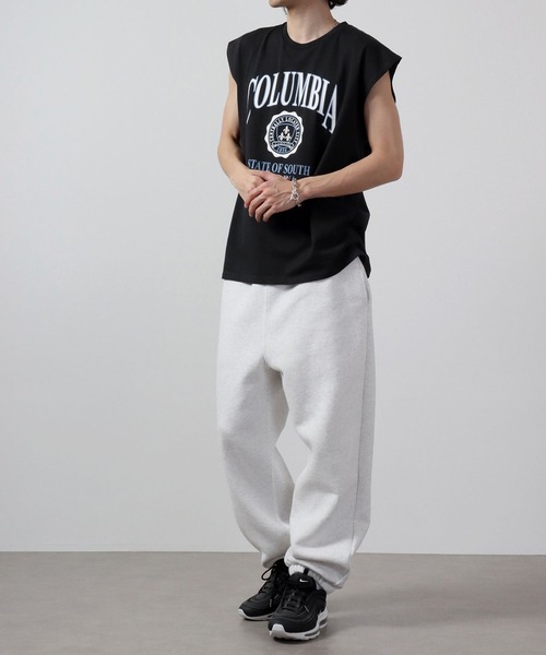 LGB ノースリーブトップス　カットソー FUNALIVE タンクトップ ワイドノースリーブTシャツ メンズ