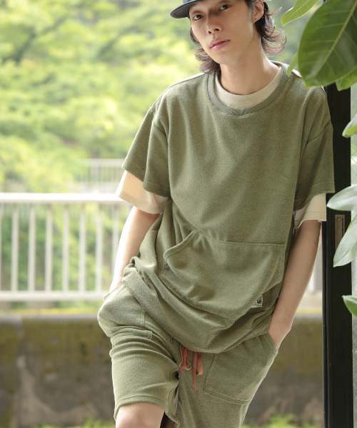 tシャツ 「sownoas/サウノアーズ」パイルTSH レディース メンズ