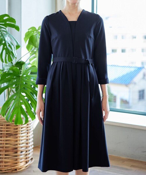 Tiaclasse ワンピース ナローVネックワンピース : ZOZOTOWN Yahoo!店