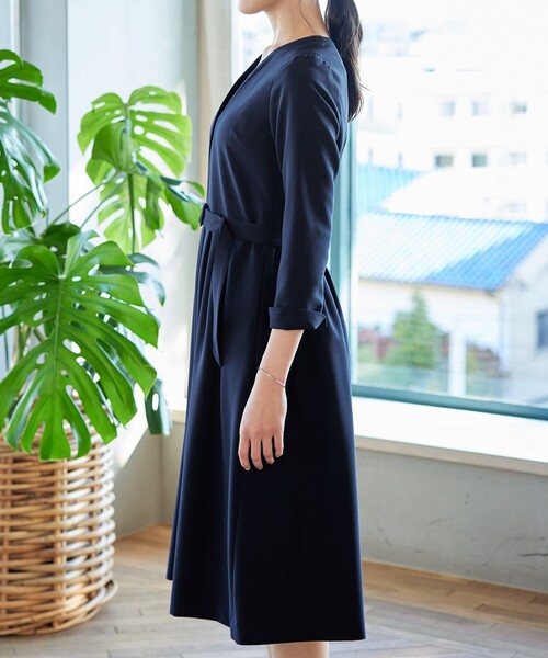 Tiaclasse ワンピース ナローVネックワンピース : ZOZOTOWN Yahoo!店