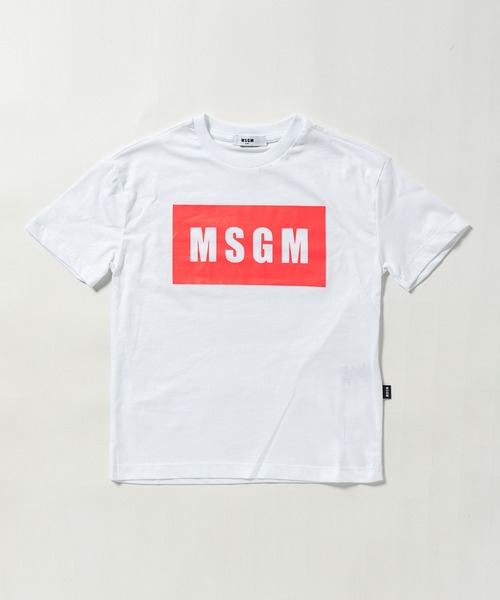 tシャツ Tシャツ MSGM(エムエスジーエム)Kids ＆ Junior ブランドロゴ  