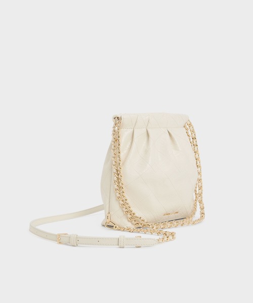 CHARLES ＆ KEITH ショルダーバッグ バッグ Duo ドゥオ チェーン