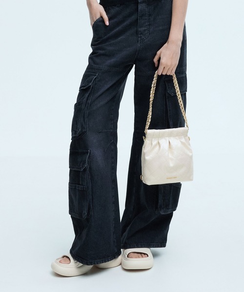 CHARLES ＆ KEITH ショルダーバッグ バッグ Duo ドゥオ チェーン