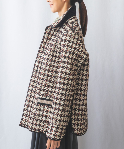 NARACAMICIE（ナラカミーチェ） ダッフルコート コート 「LANDI」千鳥