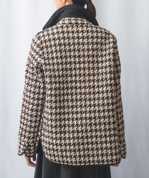 NARACAMICIE（ナラカミーチェ） ダッフルコート コート 「LANDI」千鳥
