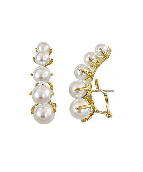 LA VORAGINE（ラ ヴォラジネ） ピアス アレルギー対応5連エコパール