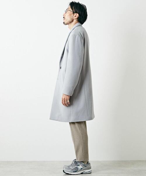 未使用級✨ UNITED ARROWS SUPER 110チェスターコート XL MEN'S MELROSE チェスターコート コート SUPER110'S ビーバー