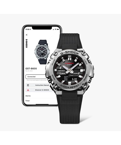 新品未使用 CASIO G-SHOCK GST-B600A 1A6JF ソーラー G-SHOCK Gショック Gスチール G-STEEL ソーラー 腕時計 メンズ