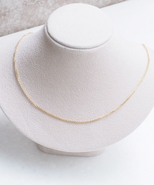 sowi ネックレス 「売り切りセール」K10 シンプルチェーンコレクション