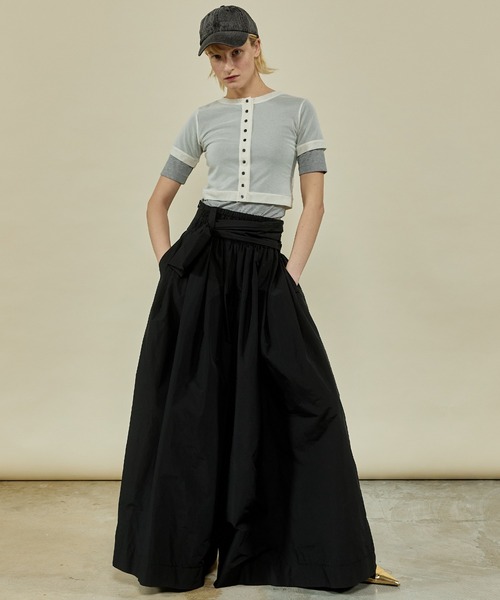 MAISON SPECIAL レイヤードチュールカーディガン MAISON SPECIAL（メゾンスペシャル）の「Layered Tulle Cardigan