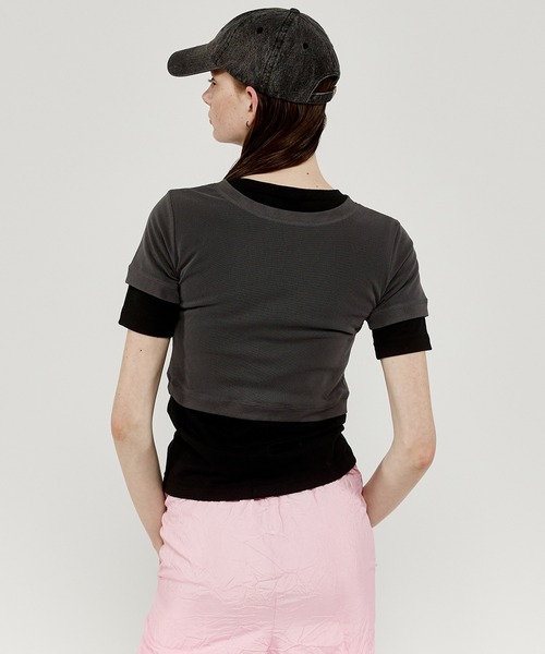 MAISON SPECIAL /レイヤードチュールTシャツ MAISON SPECIAL(メゾンスペシャル)｜Layered Tulle T-shirt