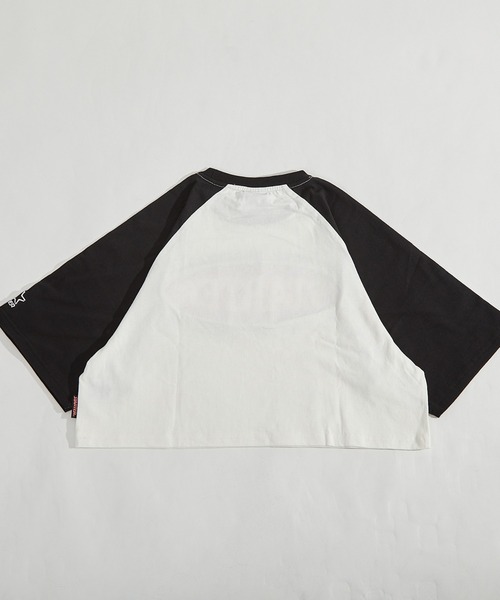 STARTER tシャツ ショート丈 ラグランプリントTシャツ