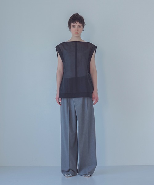 DRESSLAVE（ドレスレイブ） ブラウス シャツ sheer organdy construct
