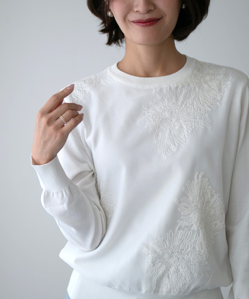 tシャツ Ehre styleオリジナル拘りました！！大人レースの正解ニット レディース Ehre style tシャツ styleオリジナル拘りました！！大人レースの