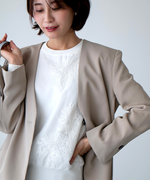 tシャツ Ehre styleオリジナル拘りました！！大人レースの正解ニット レディース Ehre style tシャツ styleオリジナル拘りました！！大人レースの