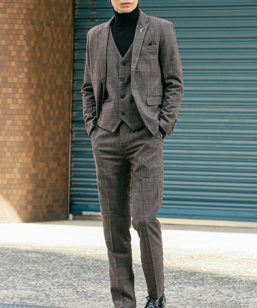 グッチ★お洒落チェック柄スーツ★超美品★正規品★約30万円★グレンチェック★ Cloudstyle セットアップ 「Cloudstyle」グレンチェック スリーピース