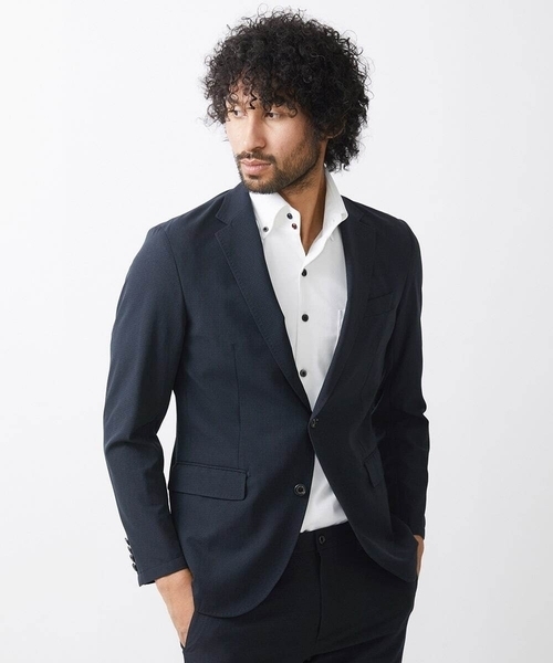 ミッシェルクランオム（MICHEL  HOMME）/メッシュテーラードジャケット MICHEL KLEIN HOMME（ミッシェルクラン オム） ジャケット テーラード