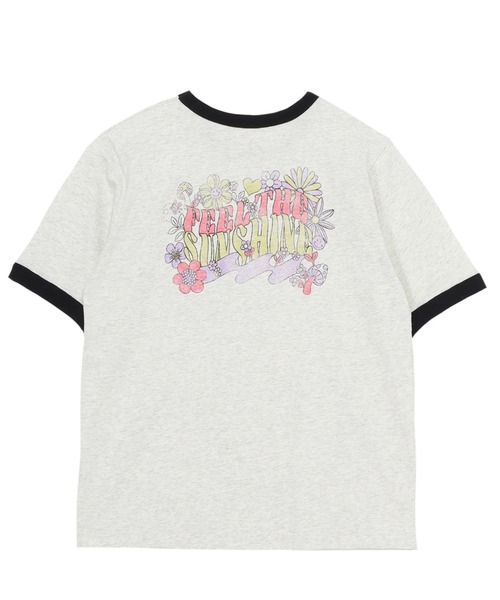 ROXY（ロキシー） tシャツ SMILE BONITA/ロキシーリンガーショート丈