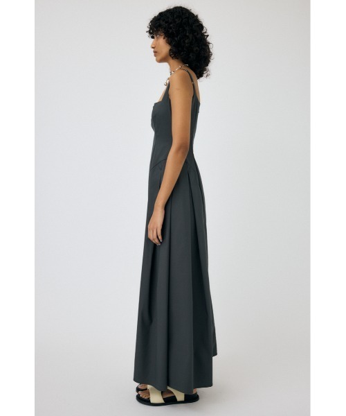 moussy CRAPE FLARE ドレス ワンピース アイボリー MOUSSY（マウジー）の「CRAPE FLARE ドレス（ワンピース）」 - WEAR