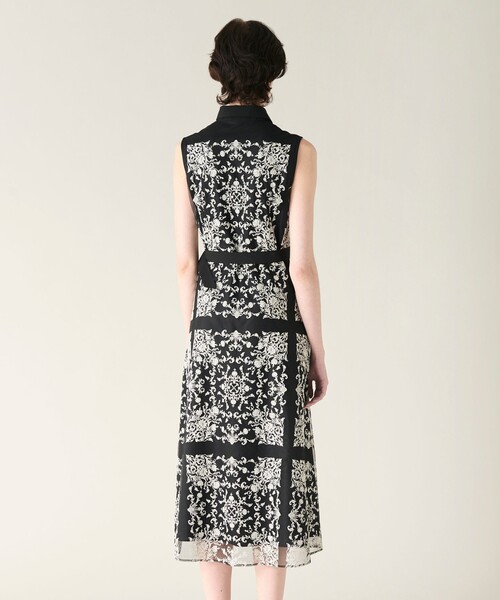 刺繍フレアドレス　グレースコンチネンタル GRACE CONTINENTAL（グレースコンチネンタル） ドレス 刺繍フレ