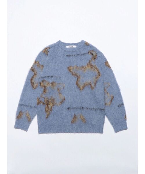 VEQUM（ベクム） ニット セーター 「VEQUM」FLUFFY COLOR KNIT