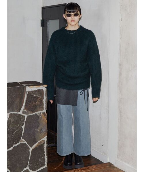 ニット セーター 「VEQUM」FLUFFY COLOR KNIT レディース VEQUM ニット セーター 「VEQUM」FLUFFY COLOR KNIT レディース
