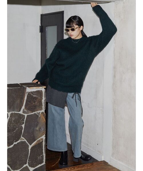 VEQUM ニット セーター 「VEQUM」FLUFFY COLOR KNIT レディース