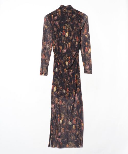 ALLSAINTS（オールセインツ） ワンピース TIA MESH PRINTED MIDI DRESS