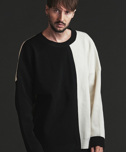 NO ID.（ノーアイディー） セーター ニット 「NO ID.」Fake Layered