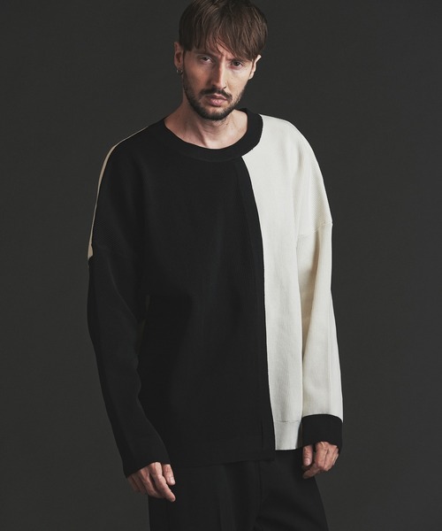 NO ID.（ノーアイディー） セーター ニット 「NO ID.」Fake Layered