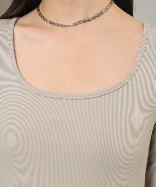 Lace Ladies（レースレディース） ワンピース ラウンドネック 切り替え